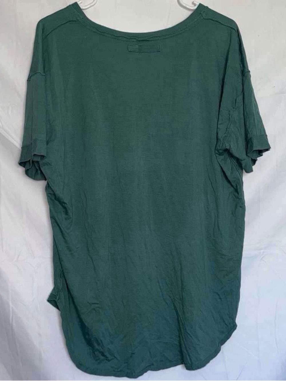 We The Free Men's V-Neck Pocket Tee in Teal Green - Picture 2 of 4